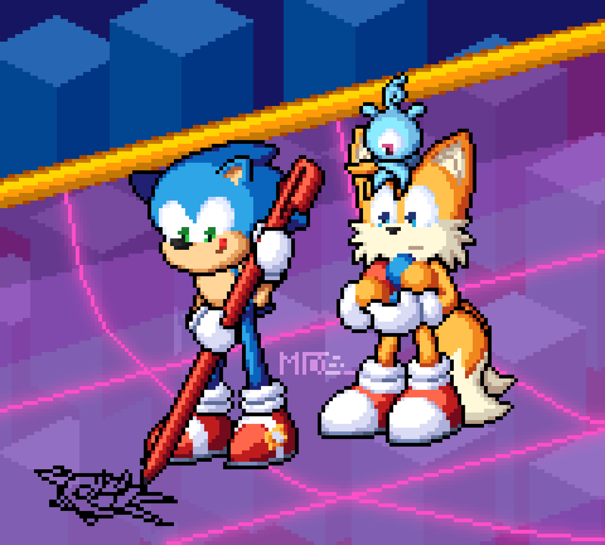 Fadastudio25's tweet photo. The Special Stage 🔵🟠🔴
.
Anyway Commission still open!. check out My Pinned Post! ;D
#pixelart #sonic #tails #soniccolors https://t.co/XdjjlheQZH