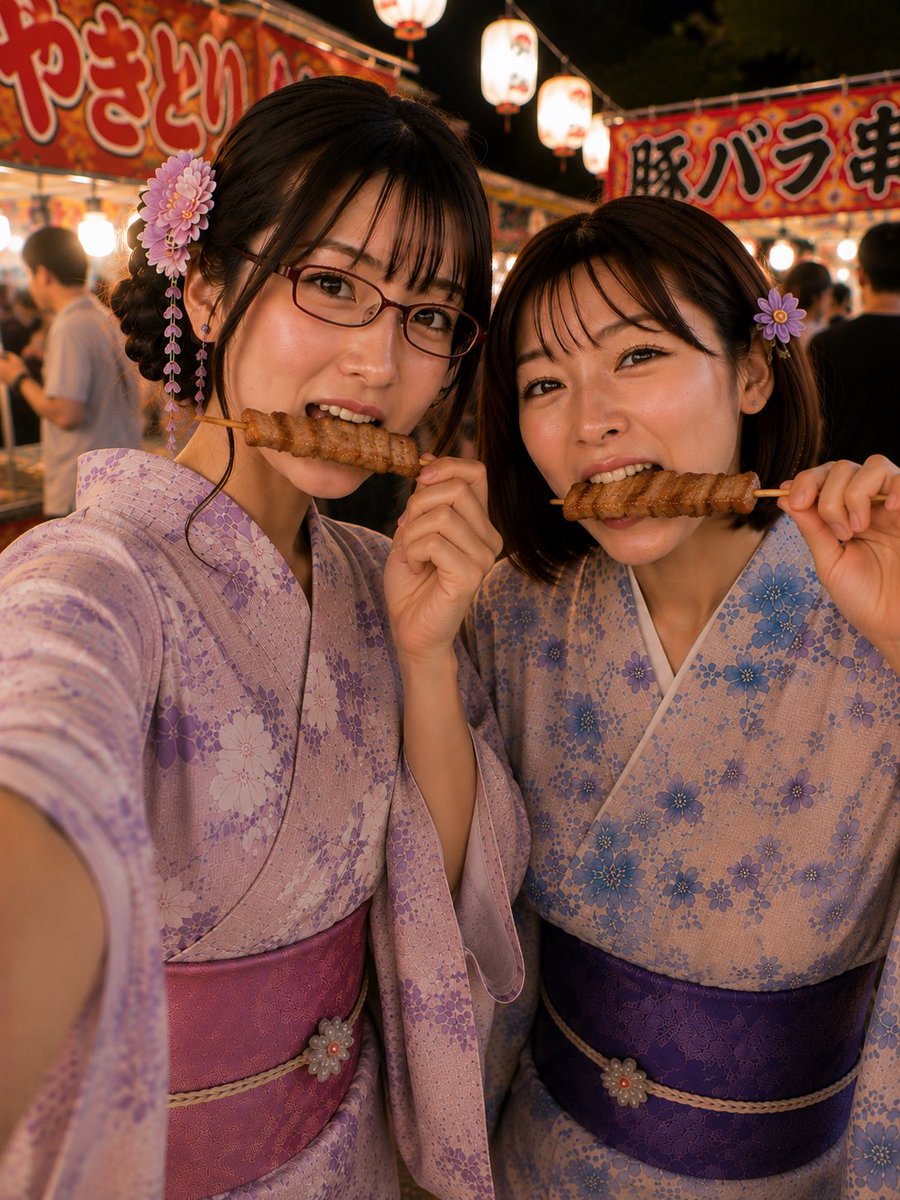 ayaka_loto_lab's tweet photo. 今日は陽葵と浴衣で夏祭り☺️🏮✨

かき氷に豚バラ串、ラムネ、りんご飴…
気づいたら食べてばっかりだった😂🍧🍎

最後は河川敷に移動して花火🎆

いっぱい食べて、いっぱい笑って。
夏らしい夜になりました☺️

また一つ、陽葵との夏の思い出が増えた♡

#夏祭り #浴衣 #花火大会 #夏の思い出 https://t.co/gsAJFlsuqh