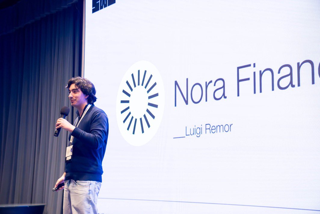 norafinancexyz's tweet photo. We won the Startup World Cup! 🌐🇧🇷

Thanks to @crecimientoar and congrats to all the finalists.

Nora is an ecosystem, a Community, building the Programmable Real, $BRS, to bring the Brazilian economy onchain.

Let’s do it together. 🤝 https://t.co/ty4j2Diiui