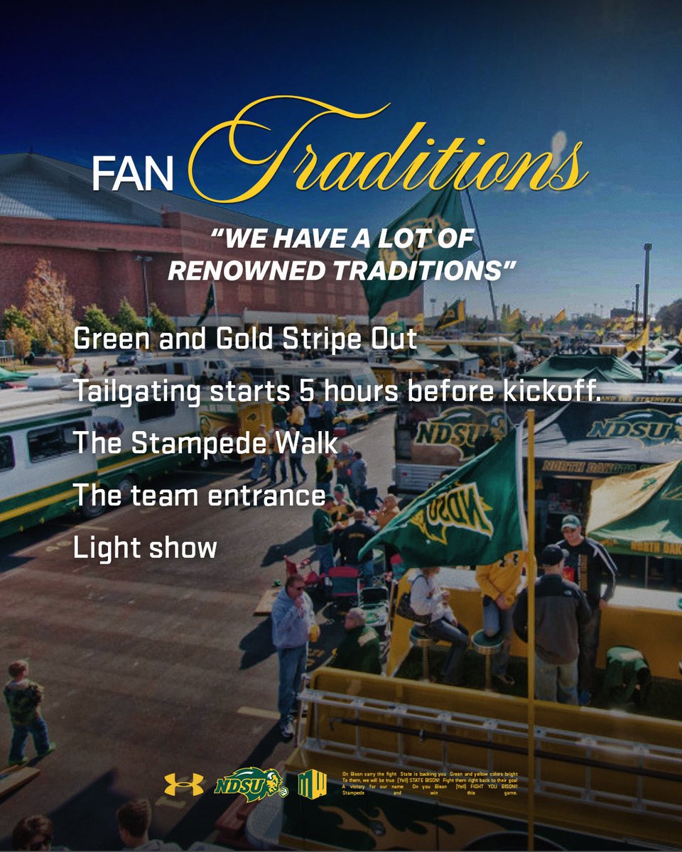 CarsonSchulte38's tweet photo. Come experience the FIRST EVER FBS game inside the Fargodome!! Truly one of the best atmospheres in all of college football! Only one week till we’re back! https://t.co/NMYwh8vkDQ