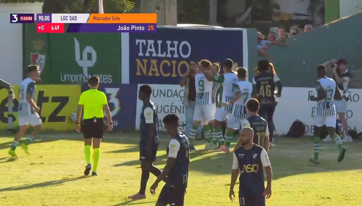 FutebolAlentejo's tweet photo. #Liga3 ⚽
3ªJornada

FINAL
🏟️ Campo Estrela
#Évora

Lusitano GC 2 ❎ CD Mafra 1
Sérgio Male 11' e João Pinto 90+6'
Lénio Neves 24'

Vitória Lusitanista no último lance do jogo,graças a 1 penalty bem assinalado que assegurou os 3 pts.
2ª parte bem disputada mas com menos ocasiões. https://t.co/Sg5APJZoOv