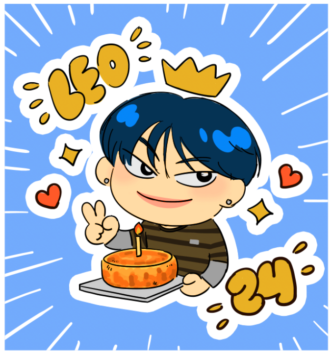 030303___hxl's tweet photo. Happy 24th! 우리 리더!!! 리오~ 🦁🎂✨

#OneAndOnlyLEO 
#리오야_훠궈도_행복도_가득담아 
#リオと行こう幸せドライブ 
#24歲的李理悟是我們心中的星光 https://t.co/VG5ITmyY41