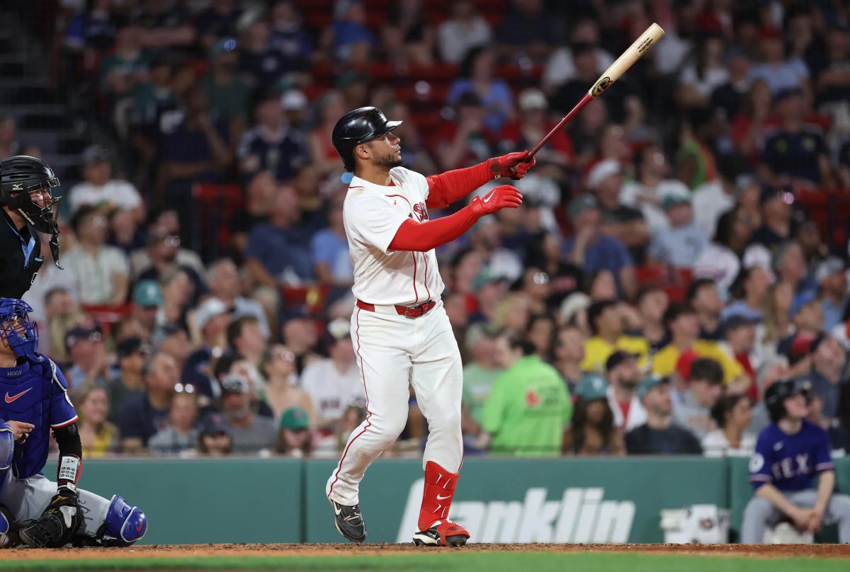 TolleEnthusiast's tweet photo. The Red Sox ability to take veterans/guys who look like they're declining and randomly give them another prime needs to be studied:

Aroldis Chapman (38): 1.90 ERA, 28 SV

Sonny Gray (36): 16-3, 2.79 ERA

Willson Contreras (34): .937 OPS, 26 HR

Justin Turner (38): .276/.345/.455, 23 HR, 96 RBI

Chris Martin (37): 1.05 ERA

Adam Duvall (34): .247/.303/.531, 21 HR

Tyler O'Neill (29): .241/.336/.511, 31 HR, 135 OPS+

Michael Wacha (30): 11-2, 3.32 ERA

Just in the last few years and they're are definitely more