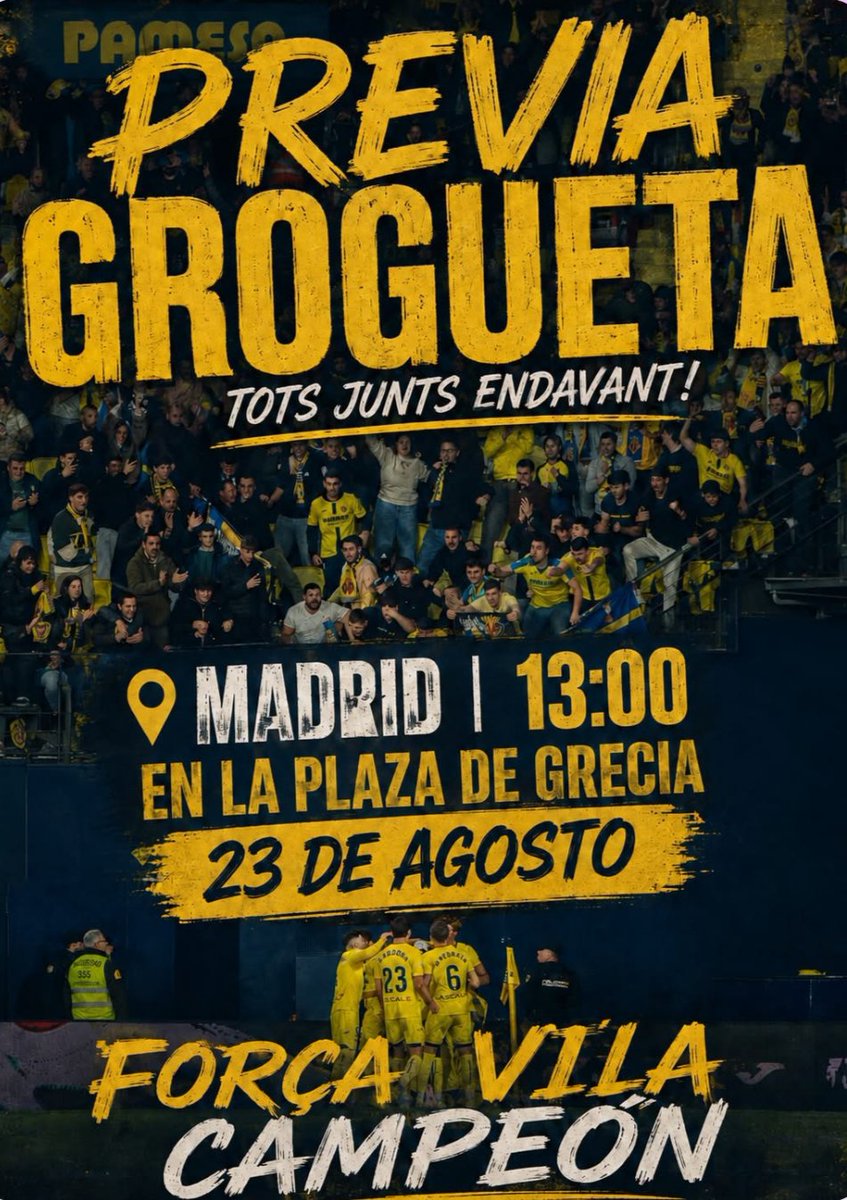 HugoLozano31640's tweet photo. Atención todo los Groguets que vayáis a Madrid mañana ! https://t.co/Az3rLEV6x2
