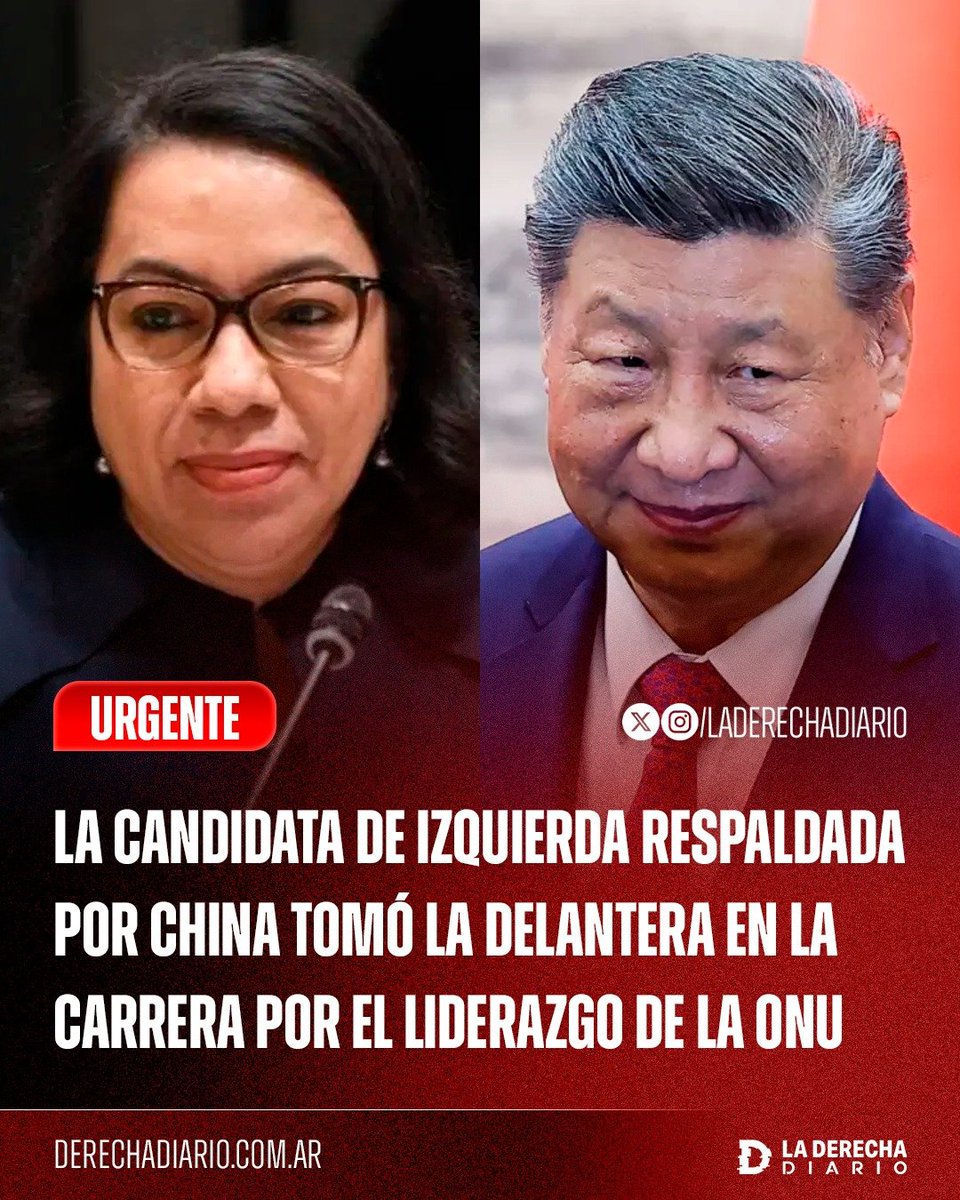 laderechadiario's tweet photo. 🇺🇳🇨🇳 | GRAVÍSIMO: La candidata izquierdista respaldada por China, Carolyn Rodrigues-Birkett, tomó la delantera en la carrera por la Secretaría General de la ONU tras obtener 8 respaldos en la segunda votación informal del Consejo de Seguridad.

El avance de la excanciller de Guyana se produce después de que el régimen de Xi Jinping dejara de respaldar a Michelle Bachelet y trasladara su apoyo hacia Rodrigues-Birkett, que ahora encabeza la competencia con 8 votos para “alentar” su candidatura, 3 para “desalentarla” y 4 sin opinión.

Mientras tanto, el argentino Rafael Grossi continúa plenamente en carrera y se mantiene entre los postulantes con mayor respaldo, con 7 votos favorables, empatado con Rebeca Grynspan. La definición todavía permanece abierta y dependerá especialmente de los cinco miembros permanentes del Consejo de Seguridad, que cuentan con poder de veto.