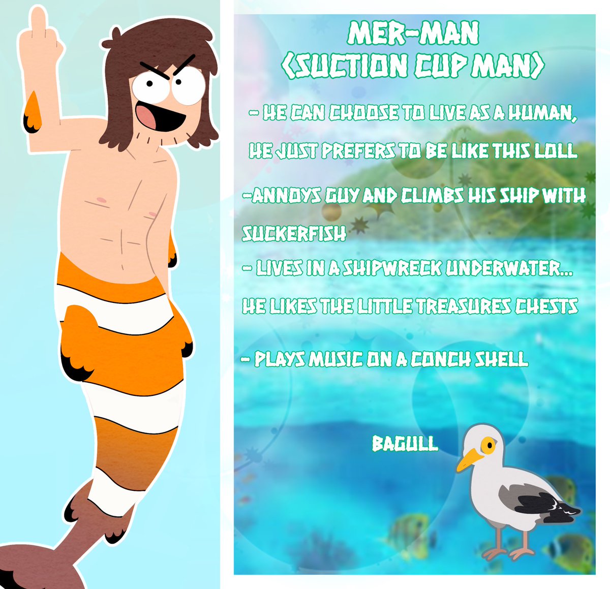 Wiggleisawesome's tweet photo. Suction Cup Man Tropics AU 👀👀
#suctioncupman #piemations #fanart https://t.co/hxoJRHxWSI