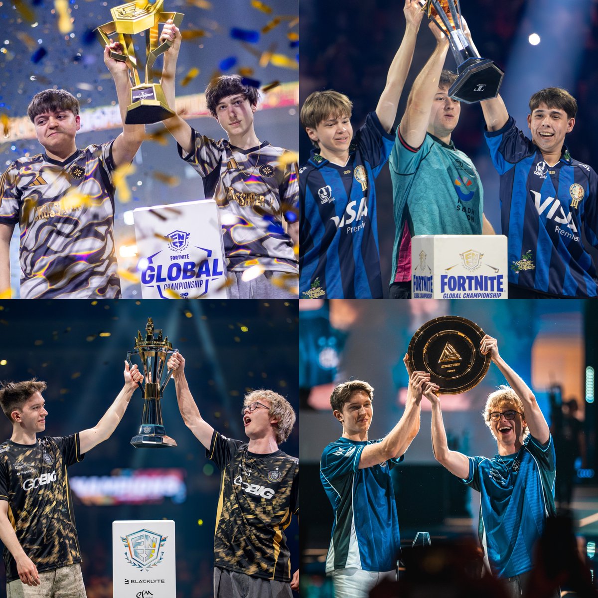 kxrr0's tweet photo. World Cup Solo - Bugha (NAC)
World Cup Duos - Aqua Nyhrox (EU)
Invitational 2022 - Kami Setty (EU)
Globals 2023 - Mero Cooper (NAC)
Globals 2024 - Peterbot Pollo (NAC)
Globals 2025 - Queasy Swizzy Merstach (EU)
Mid Summit Lan - Vico Malibuca (EU)
EWC Reload Elite Championship - Vico Malibuca (EU)
Globals 2026 - ?