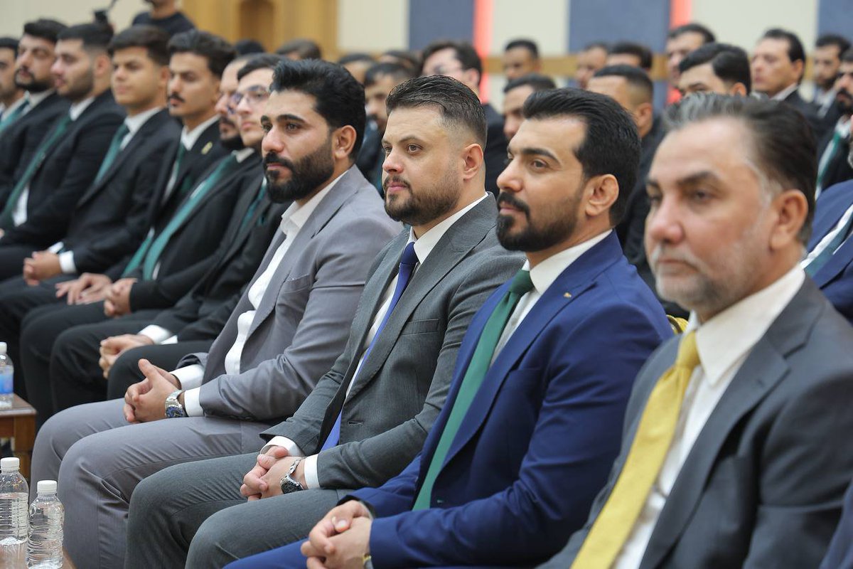 Qais__Iraq's tweet photo. الشيخ الأمين يرعى ملتقى القياداتِ الطلابيةِ لمكتبِ طلبةِ العراقِ في حركة الصادقون

برعايةِ وحضورِ الأمين العام لحركةِ عصائب أهلِ الحقِّ، سماحة الشيخ قيس الخزعلي، أُقيمَ ملتقى القيادات الطلابيةِ الذي نظمه مكتب طلبة العراق في حركة الصادقون، بحضور عدد من القيادات والشخصيات الطلابية https://t.co/hMEPkcCxS9