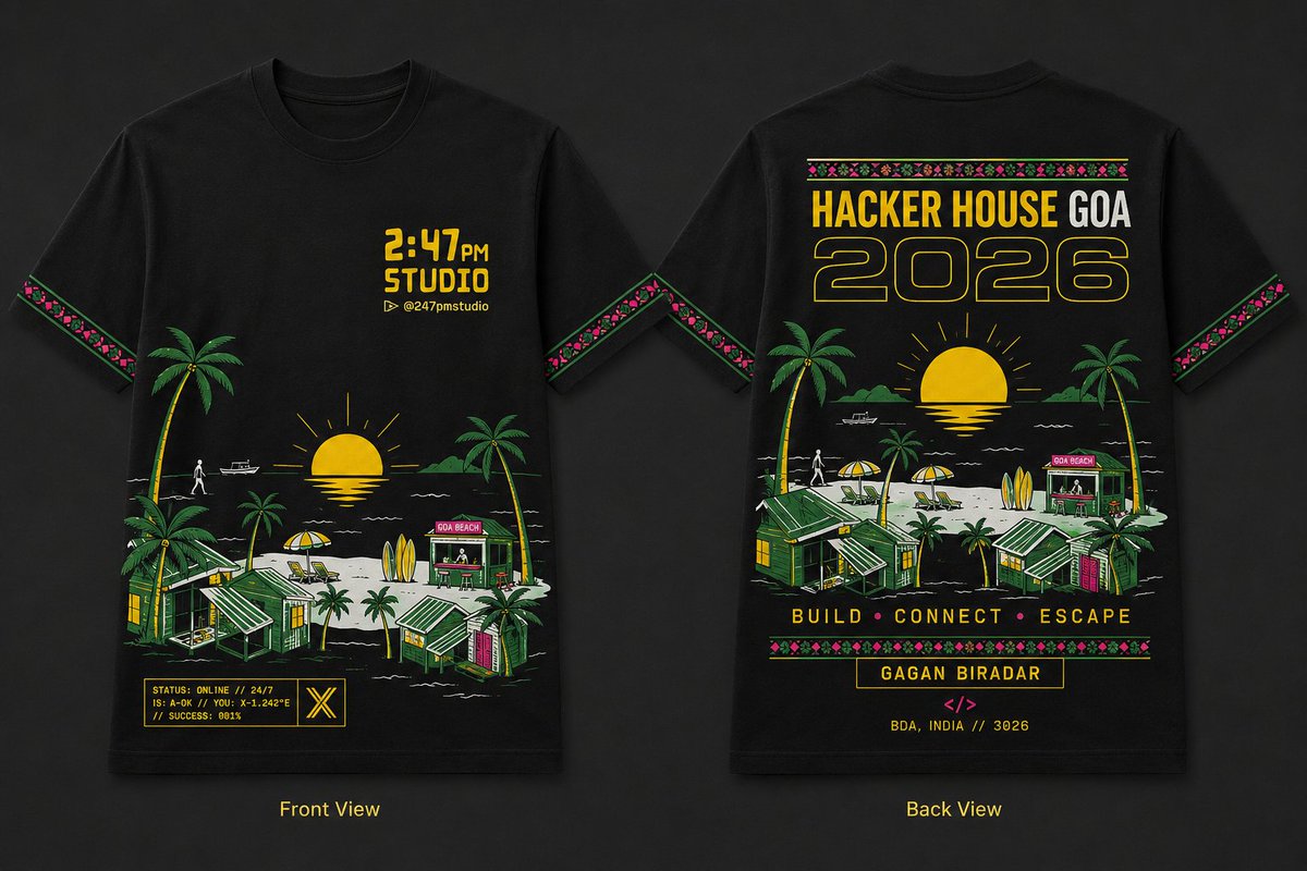 GaganUBiradar's tweet photo. Here for the Wild Card entry, let's goooo @247pmstudio
#HHGoa26Merch https://t.co/xso9UoWF9C