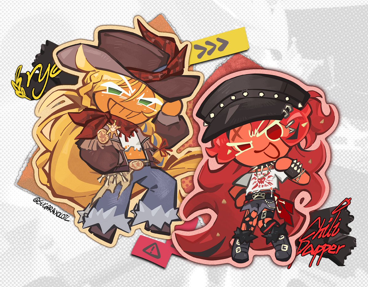 sugaraxolotl2's tweet photo. #cookierun
#chilirye
#ryecookie
 #chilipeppercookie https://t.co/IoAI2H9yo6
