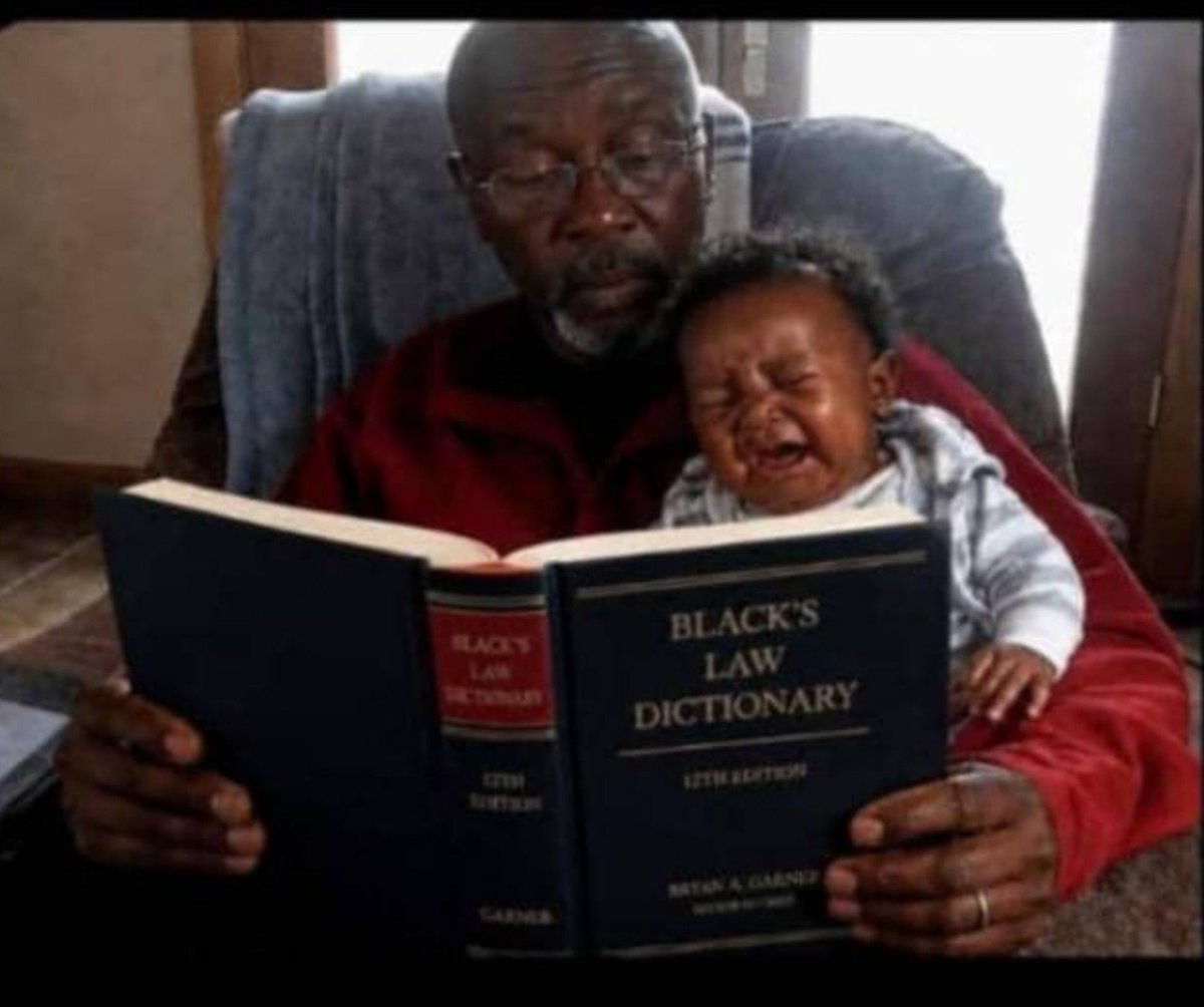 MusiimentAlex's tweet photo. Me Teaching my Child Alphabet 

A for Affidavit 
B for Breach
C for Contract
D for Damages 
E for Estoppel 
F for Fiduciary https://t.co/uWnJQOcP4t