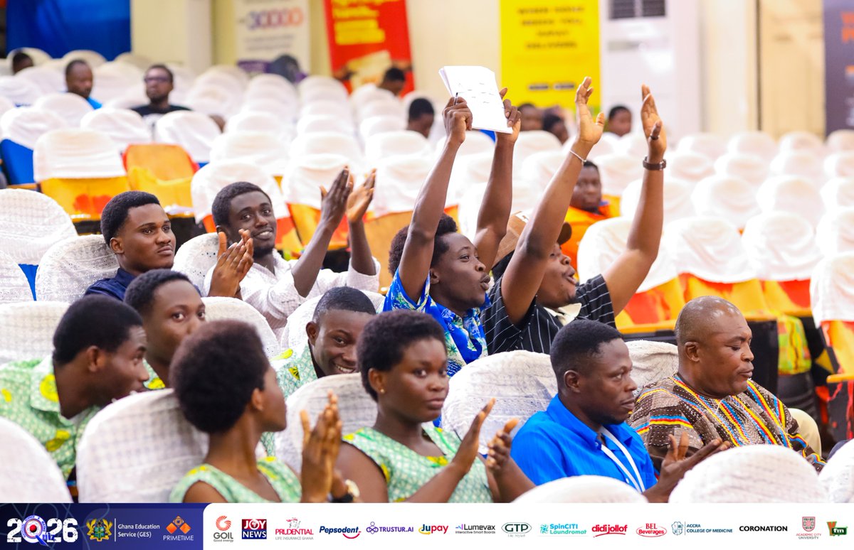 NSMQGhana's tweet photo. SMS Auditorium

End of Round 4:

Boa Amponsem SHS: 52pts
Berekum SHS: 27pts
Bolgatanga Girls’ SHS: 26pts

Sponsored by @jupayofficial 

#NSMQ2026 #NSMQPrelims #Primetime https://t.co/MtW3ujCoWJ