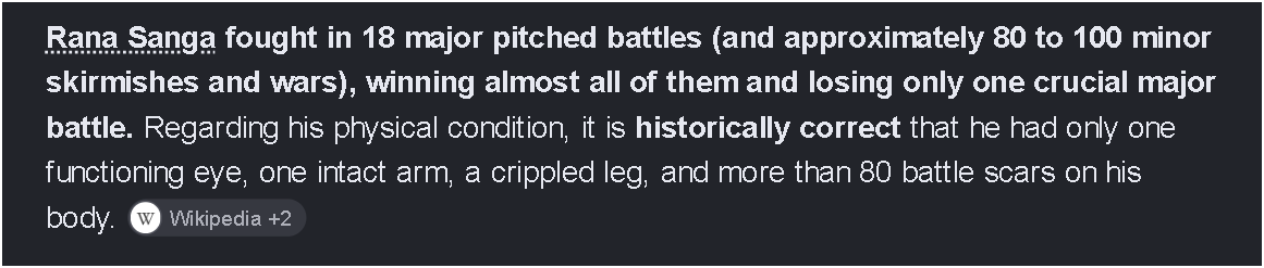 aditya_o72's tweet photo. 100 wars, 1 loss, 80 battle scars, 1 eye, 1 hand... https://t.co/Os6HLZtUwt