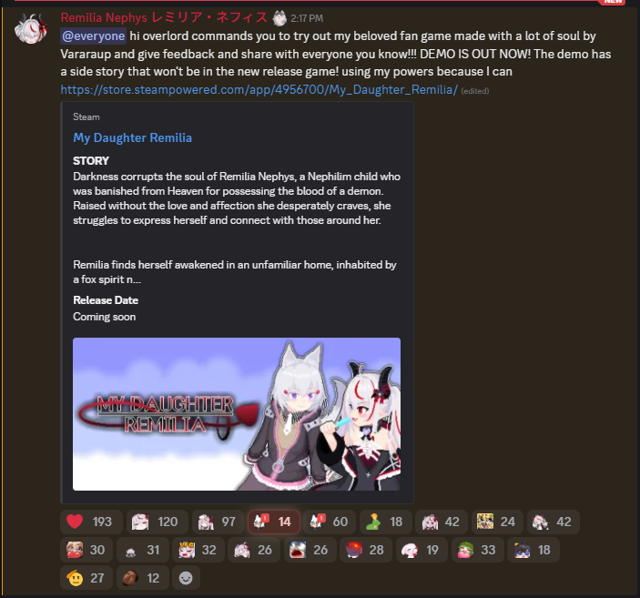 VaraAloe's tweet photo. AYO REMI RELAX, PINGING THE WHOLE SERVER WAS NOT PART OF MY CALCULATIONS https://t.co/5rwC1vaF9c