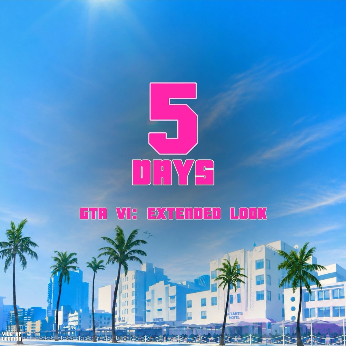 VibeOfLeonida's tweet photo. 5 days until GTA: Extended Look⭐️

Releasing exclusively only on @netflix and 6 hours later on @YouTube .

What are your expectations from this? https://t.co/hFczVDUY43