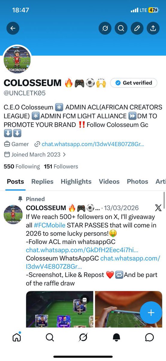 UNCLETK05's tweet photo. Algorithm favors milestones 🔥 Thank you mama @Musiclilbabyjr @JalisaAvari @TaylorSwiftBlaq https://t.co/lL6xVQUgsI
