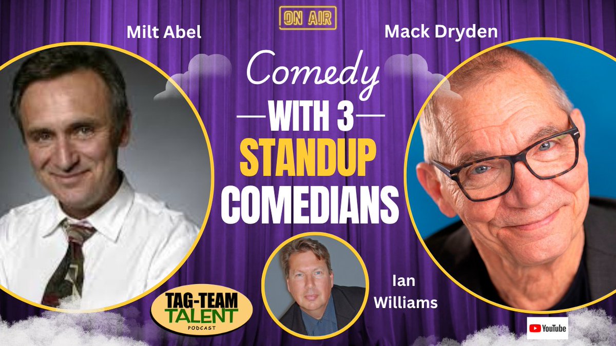 ScottEd86900465's tweet photo. 3 great standup comics bring the comedy...Watch Now!
https://t.co/J3d0lvPqoo
#standupcomedy #comedy #videopodcast #watchnow #standup #funny #jokes #Newpodcastalert https://t.co/iH7vWJx6Xj