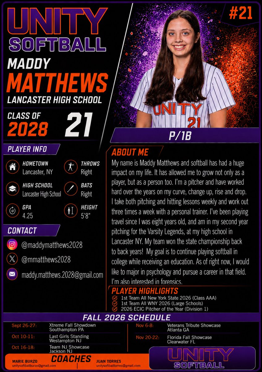 mmatthews2028's tweet photo. I’m excited to be playing with Unity this season and I can’t wait to start playing again! https://t.co/Fll4uypu8Z