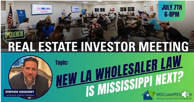 StephenKeighery's tweet photo. A bit of a full-circle moment.

Over the last 6 weeks I’ve spoken at Mississippi Gulf Coast REIA, Northshore REIA, St. Bernard REI and Capital City Wealth Builders in Baton Rouge.

These local investor groups helped me grow. Grateful for the chance to pour back into them. https://t.co/rzSLv0MbMu