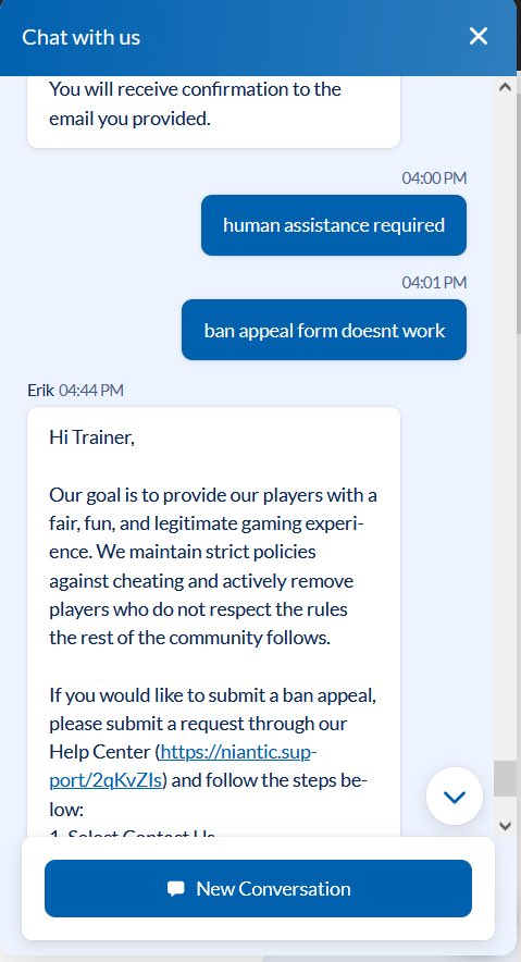 foxxy92012's tweet photo. @ScopelyExplore @tgordo4836 @ScopelyExplore where’s the team? nothing but thousands of automated responses linking a ban appeal form that doesnt work. https://t.co/nGgI1oSlQl