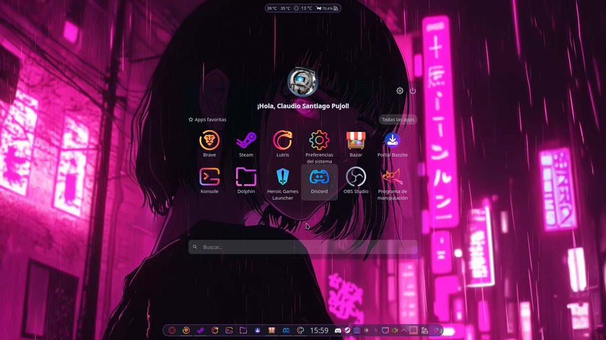 PujolClaudioS's tweet photo. Pasarme a Linux Bazzite fue de las mejores decisiones que tomé. tengo más FPS y el nivel de personalización es una locura. Poder manejar casi todo desde la consola y tener todos los launchers en un solo lugar es. Y en una PC modesta como la mía la diferencia con Windows es enorme https://t.co/8yK12XZL4X