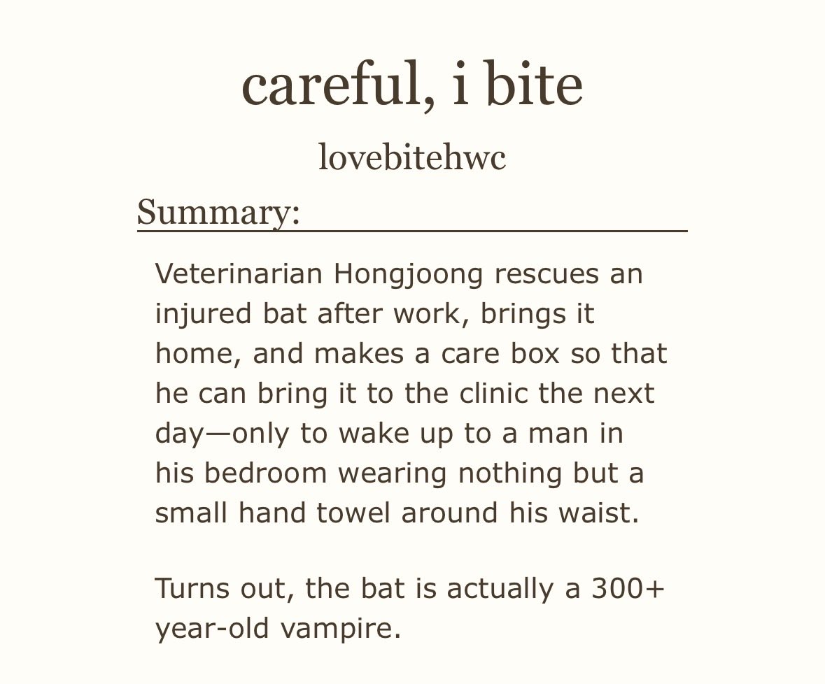 lovebitehwc's tweet photo. once again promoting my ongoing fic that i’ve completely fallen in love with writing. it’s been my little pride and joy for the past few months 🦇💕

https://t.co/exryniX7Kw https://t.co/N2M8GSohnB