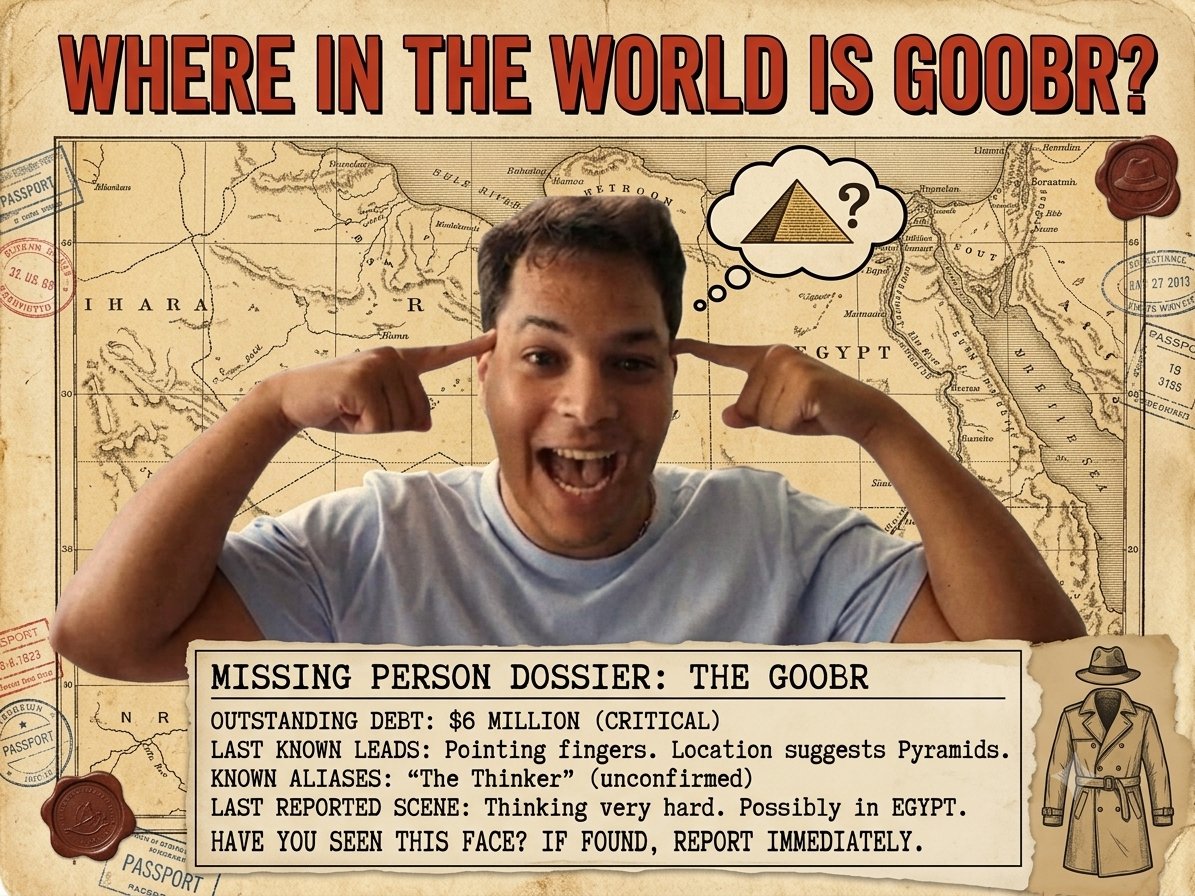 SweetPopeSF's tweet photo. #TheGoobr #Missing #debt #casino https://t.co/EvdLJybjjJ