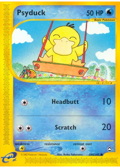 ShootingStarShp's tweet photo. To see all the Psyduck cards you can go on this page : 
https://t.co/nfzaZAVMOh https://t.co/J2Bh5BJIRc