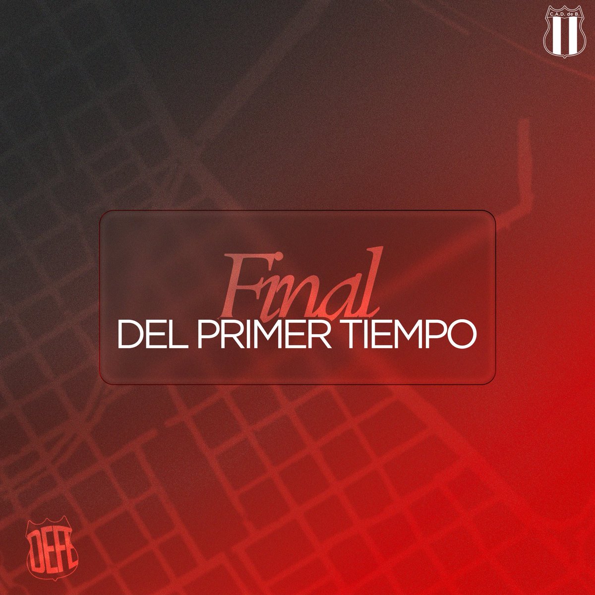 defeweb's tweet photo. 🔚 Final del primer tiempo
👎 #Defe 0-1 Almirante
#JuegaDefe ⚽️
#VamosDragón 🔴⚫️ https://t.co/jAYtfmNeWn