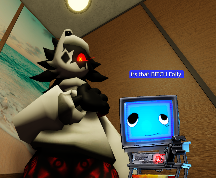 TheAxolotlSun's tweet photo. ScagJPT now has way more lines with NPCs ingame! https://t.co/TD9UHRlzfk