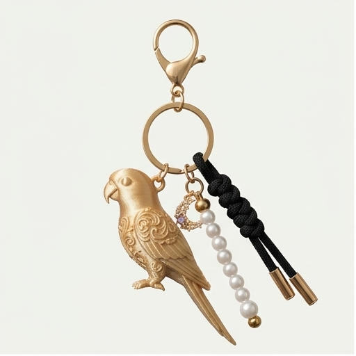 uchi_noko_ren's tweet photo. インコ（ナナイロメキシコインコ）をモチーフにした、全身ミニチュアのキーホルダー。
ルネサンス装飾のうちの子が、鍵束やバッグにちょこんと下がります。
ナスカン付きで付け替えも簡単。贈り物にもおすすめです。

#ナナイロメキシコインコ #うちの子ルネサンス https://t.co/FoTp3pEIxk