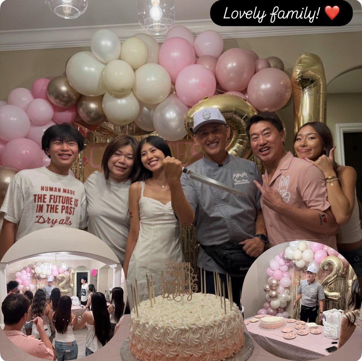corneredbf_io's tweet photo. They’ve been my friends for decades, and I’ve had the privilege of watching their children grow up. It’s unbelievable that one of their daughters is already turning 21! 🎂 We’re so grateful to celebrate this special milestone with you! 😊

#MikuniSushi #privatecatering https://t.co/BnbwZyn9t4
