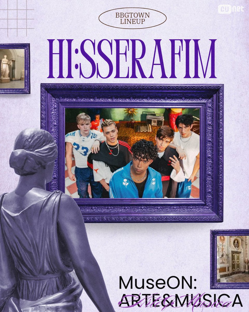 BBG_OFC's tweet photo. [BBGTOWN LIVE — museON: ARTE &amp; MÚSICA]

🖼️ 𝗟𝗜𝗡𝗘𝗨𝗣 𝗢𝗙𝗜𝗖𝗜𝗔𝗟
— HI:SSERAFIM @Hisserafim 

📺 22/08 • 19H00

Prepare-se para celebrar tudo aquilo que faz da BBG uma história viva.

#BBGTOWN #museON
@CunetNR #BBG https://t.co/BlFHRjnOOq