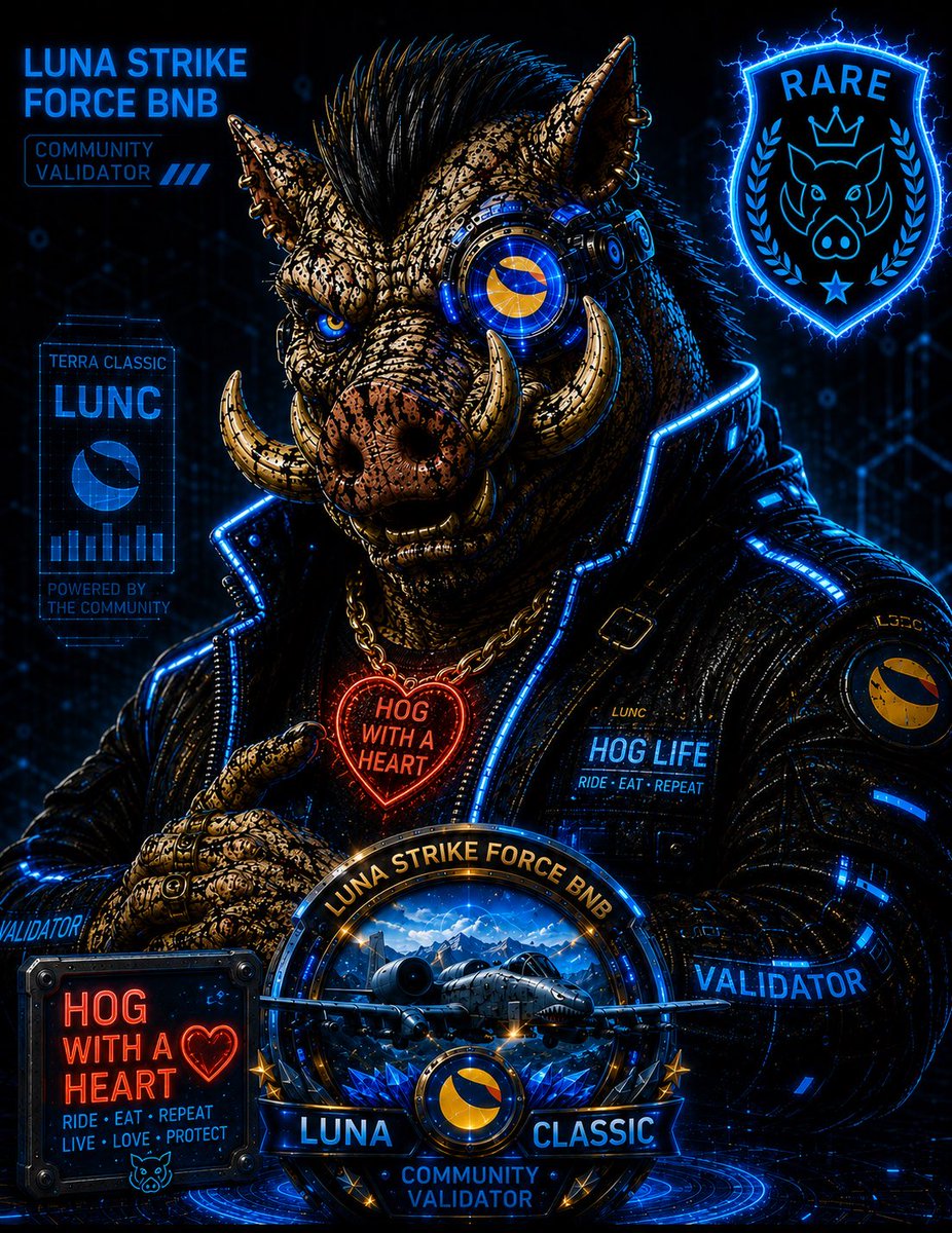 CrashedArtemis's tweet photo. You’ve seen my Hog before…

But you haven’t heard his story yet. 👀

Today, I’m taking you along on his journey through the LUNC ecosystem — with the community and the chain we build together.

Every Hog has a story.

This one is just getting started. 🐗⚔️
@_JCH01 https://t.co/jo5XNc5hkf