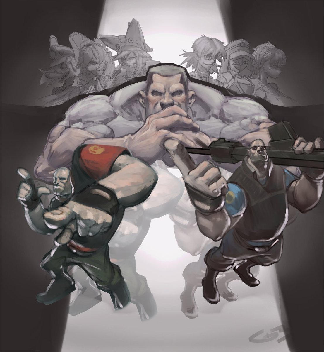 Gib_RutLedge's tweet photo. fanart of Pootis Engage EXTREME by @ceno02 i started eons ago by doodling random ideas between other projects, then improvise a arrangement, sorta https://t.co/uTq1nh2PJs