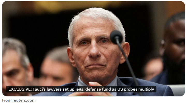 R_H_Ebright's tweet photo. Only an ignoramus or a fraud would contribute to a defense fund for Anthony Fauci, who misfeasantly funded the reckless research that caused COVID, killing 20 million and costing $25 trillion, and who then defrauded the public about the cause of COVID. https://t.co/FDSms97qqu