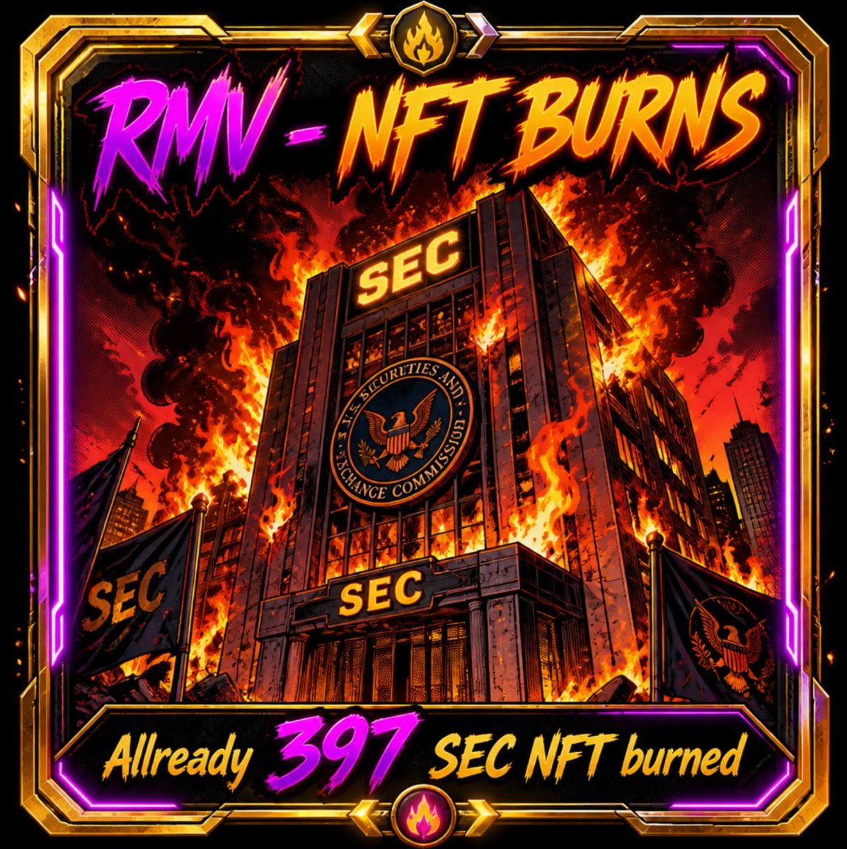 chain_unknown's tweet photo. 399 SEC NFTs were burned during @Realitymeta first trial burn event 

That’s more than 3% of the entire SEC supply removed in just a few hours.

More importantly the replacement mechanism changes how the supply can grow 

For every 2 NFTs burned, Reality Metaverse says only 1 new NFT can enter the ecosystem.

So if 2,000 NFTs are burned, only 1,000 can be replaced.

The supply can keep shrinking as more burn events take place, creating scarcity within the NFT ecosystem.

This was only the first trial, more is coming for $RMV