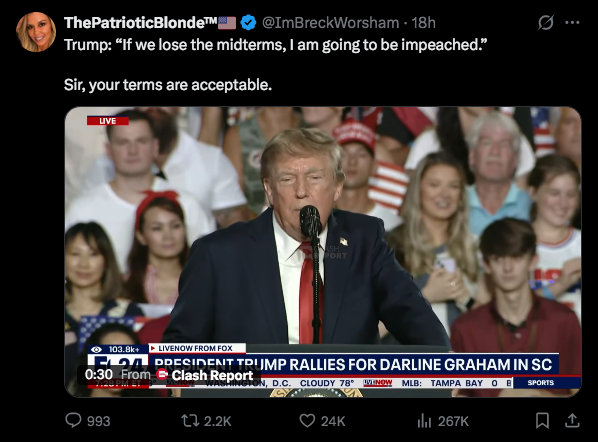 HealthVirgin's tweet photo. @ImBreckWorsham Impeachment is not enough...
This time...WE NEED A CONVICTION.
#TRUMP4PRISON @POTUS @realDonaldTrump https://t.co/dZk8Yka0xD