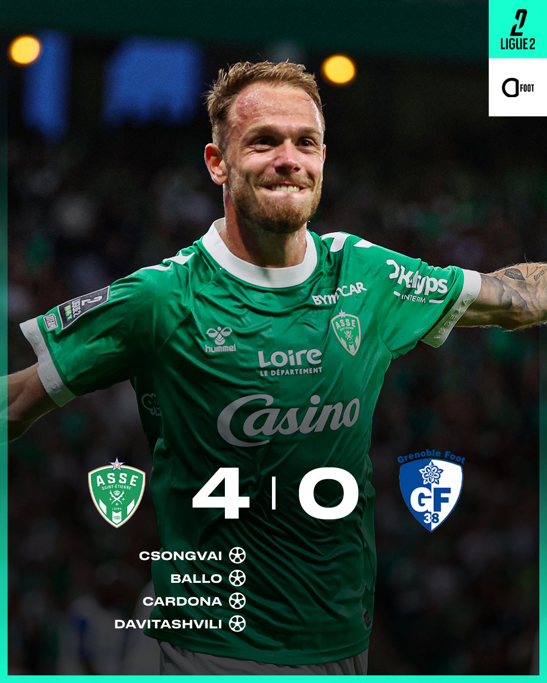🚨 APRÈS 3 JOURNÉES, SAINT-ÉTIENNE CONTINUE DE S’AMUSER EN LIGUE 2 !!!!...