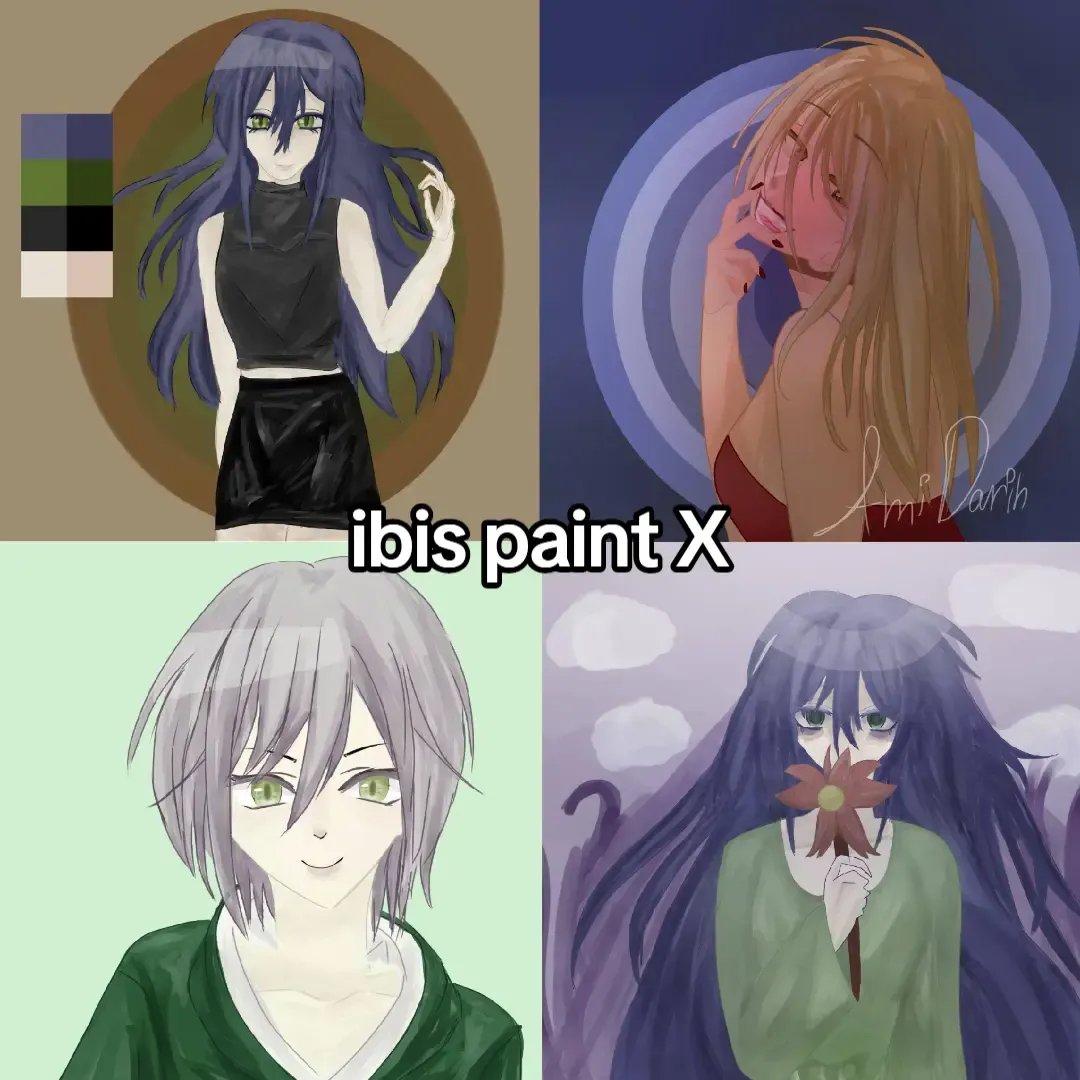 Ami_Darin's tweet photo. How my artstyle has changed depending on the drawing app (^-^)/ #srt #artstyle #Procreate #ibispaint https://t.co/QAxfgWgfTi