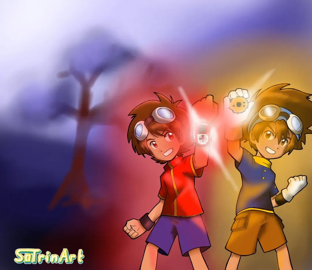 Satrinart's tweet photo. new art 
which one is it the best 
#ديجيمون 
#digimon #digimonadventure #デジモン #digimonart https://t.co/TDn1zqMQBK