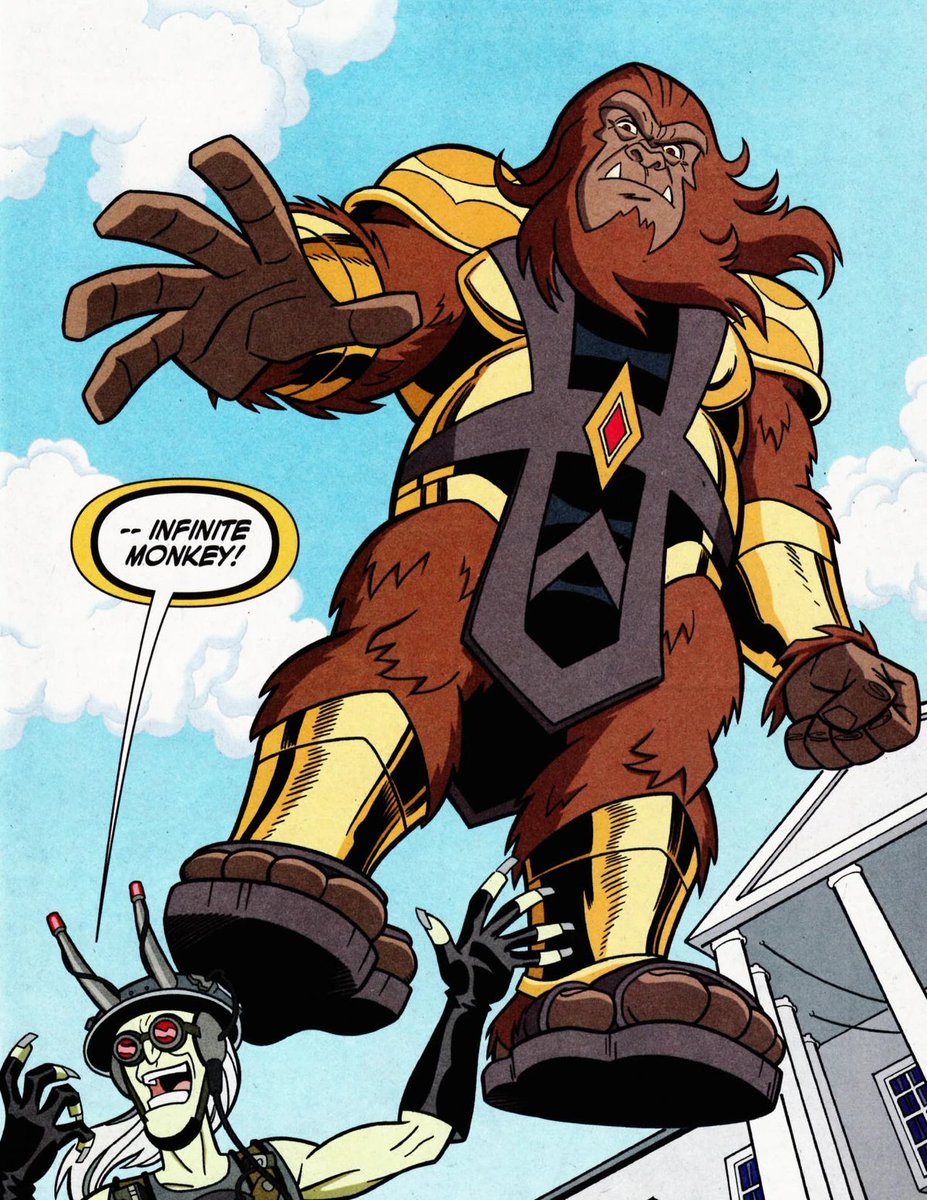 Gyroowserio13's tweet photo. @TheHarperBR @BenTenNews bro thats a comic, not the original show, lol. If you're applying this logic you should also consider this fucking ape https://t.co/EyDP18e7L6