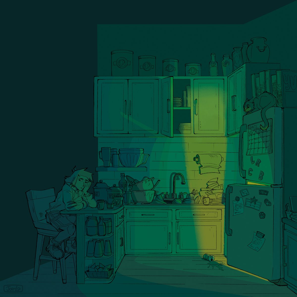 _Joe_La_'s tweet photo. I figured I outta dump another one of my college projects on here. This one I am definitely the most proud of 
#digitalartㅤㅤㅤㅤ #artㅤㅤㅤㅤ https://t.co/g0vN2onvII