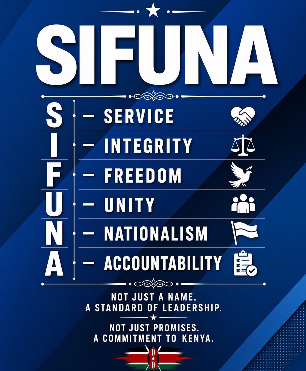 WanjuguGM's tweet photo. Sifuna is the future of Kenya!!
We will not fumble this https://t.co/30AoSGpwX0