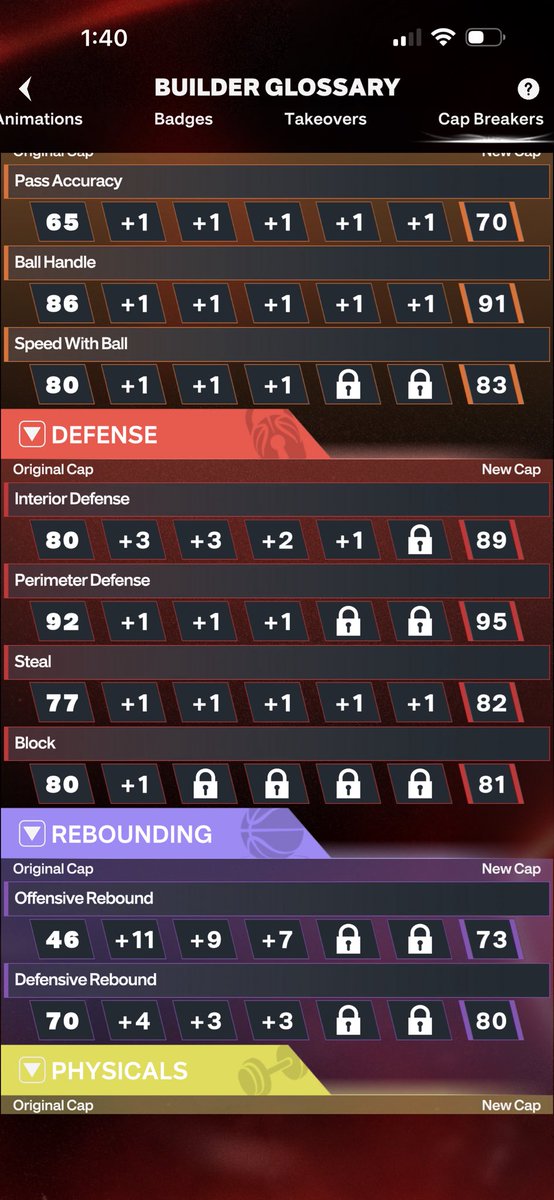 xzycbs's tweet photo. @Gazullii what y’all think about my build, imma cap the driving dunk to 92.. this might be my second build this year after I unlock atleast 4 caps. https://t.co/QKxtbVUEmF