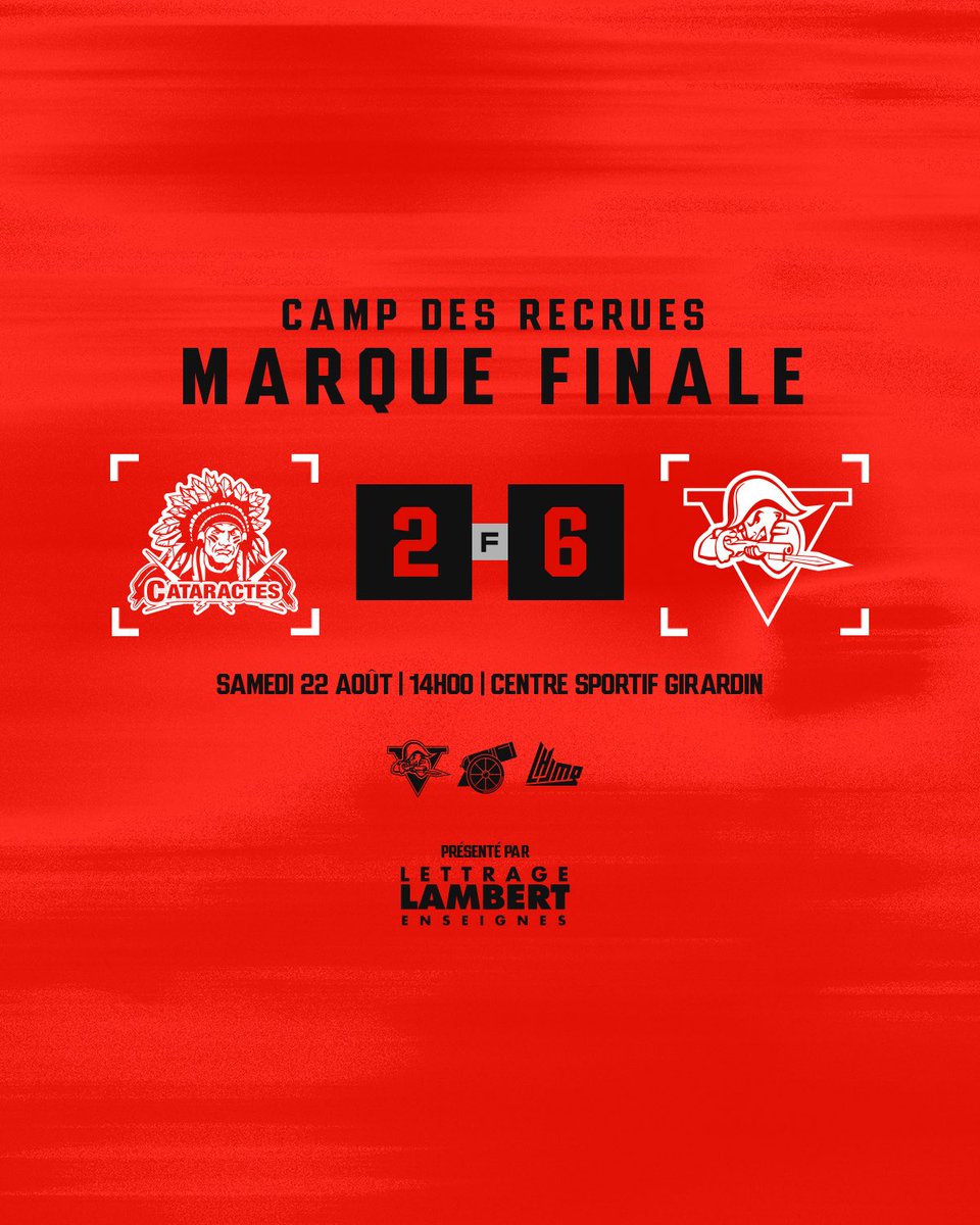VoltigeursDRU's tweet photo. Grosse victoire de nos recrues pour le premier duel de la journée! 🫰🏼

🗞️: https://t.co/wZ70w0bpvE 

Prochain match au même poste, à 18h00.

#GoRouges https://t.co/J9kvf1DOjm