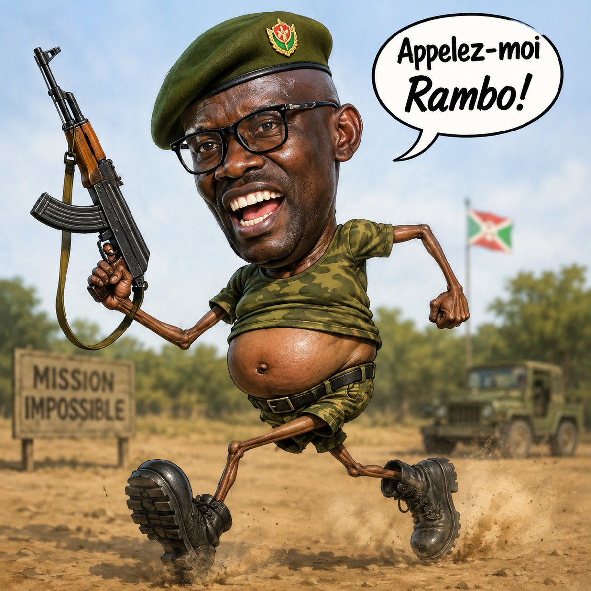 GregLeGrecq's tweet photo. Rêve-rien mu bantu bafise bouche ni uwambere. Arigira igihangange imbere y'aba journaliste ariko ibibera kuri terrain twese turabibona. Ico gisoda yishimiriza yerekanye iki akiri mw'ishamba? Muri Congo amaze kwerekana iki? Ko bakubiswe bahunga bugara imipaka? Zéro! Ipalala gusa! https://t.co/h26mi8INUE