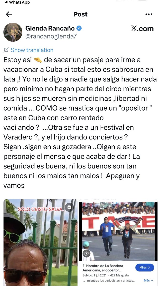 FloridaMl85417's tweet photo. 🧶 Esta ⬇️ es la diferencia entre hacer activismo u oposición política por convicciones o por embullo. Si lo haces por convicciones NO TE IMPORTA lo q hacen los demás, te importa lo q haces tú y en mantenerte firme en tus ideales, aunque el mundo vaya en dirección contraria ⬇️ https://t.co/LwMZhjOdb7
