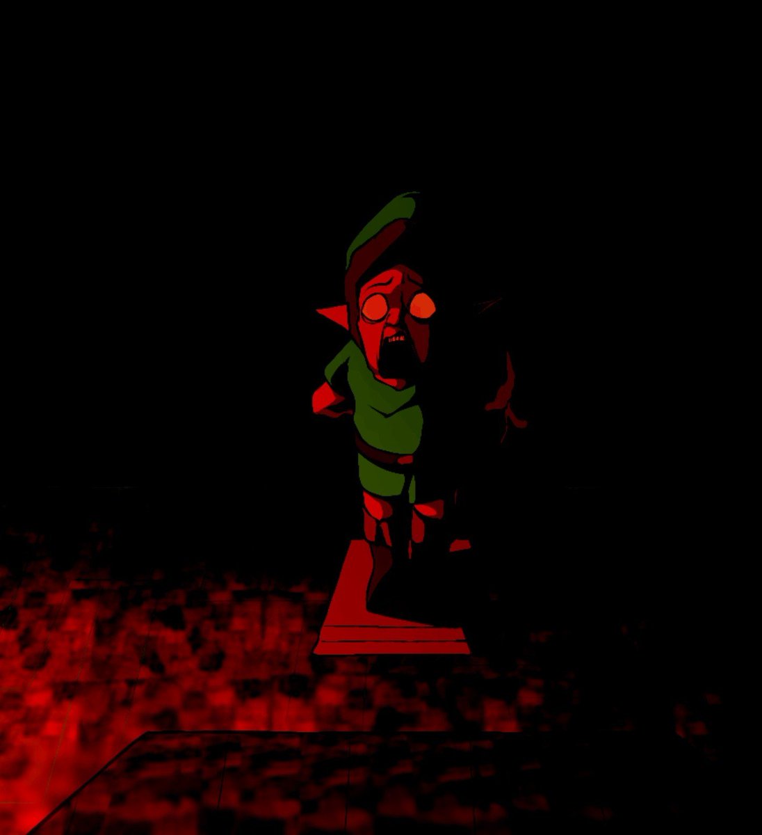FNFInmolation's tweet photo. RUN!

#Tloz #fnf #Fnfmod https://t.co/tmxWHrEC11