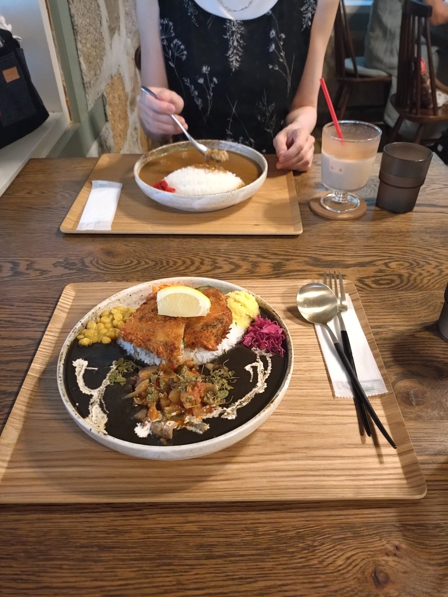 R1200_GS_2006's tweet photo. 月イチは訪れるキッチンかわせみ
今月は攻めたカレーでしたね(笑) https://t.co/1iwobzNlHm